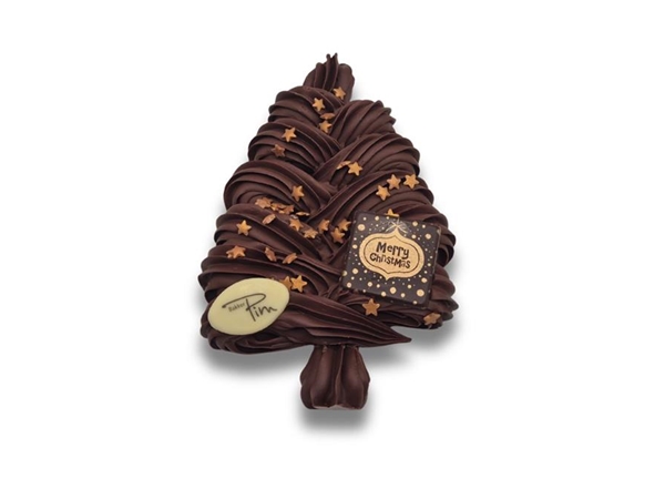 Kerstboom chocolade puur