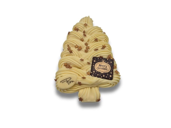Kerstboom chocolade wit